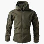 Men's Jacket with Zipper Pockets and Hood - Image 5