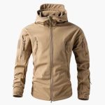 Men's Jacket with Zipper Pockets and Hood - Image 4