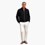 Men's Jacket with Zipper and Quilted Surface - Image 3