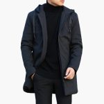 Men’s Jacket with Hood and Front Zipper - Image 2