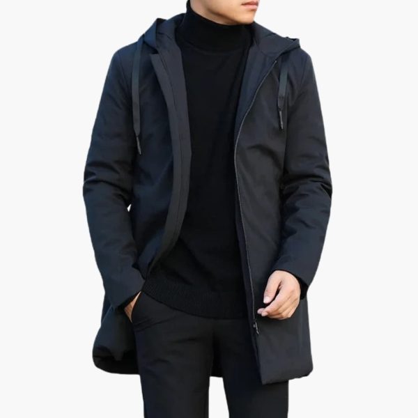 Men's Jacket with Zipper and Lower Pockets