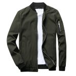 Men's Jacket with Zipper and Two Side Pockets