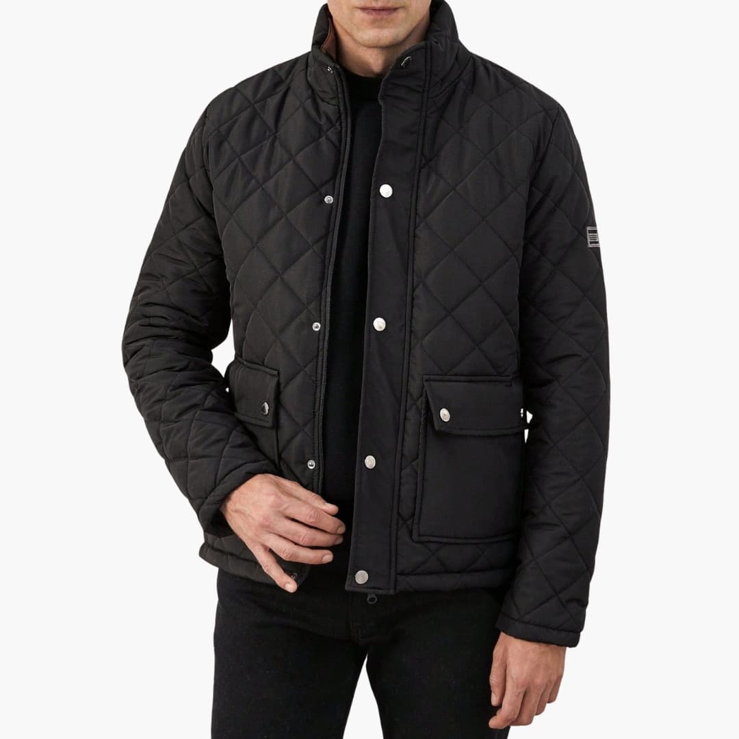 HerrenjackemitSteppungundDruckknopfverschluss_1_fd85c70c-b0f1-4499-8914-4a5770c5da8d.jpg Men's Jacket with Quilting and Snap Button Closure - Image 1