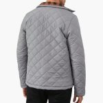 Men's Jacket with Quilting and Snap Button Closure - Image 5