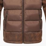 Men's Jacket with Quilting and Faux Fur Collar - Image 6