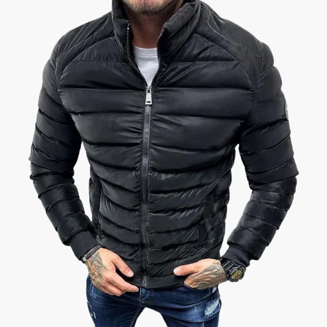 HerrenjackemitSteppungundReissverschluss_1_9dbc3ee9-18e5-4000-9532-8cdb2259f7b6.jpg Men's Jacket with Quilting and Zipper - Image 1