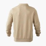 Men's Sweater with Zip Collar - Image 6