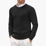 Men's Sweater with Round Neck - Image 2