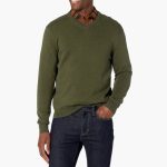 Men's Sweater with V-Neck and Long Sleeves - Image 4