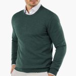 Men's Sweater with V-Neck and Long Sleeves - Image 5