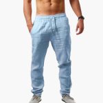 Men's Jogging Pants with Drawstring Waist and Side Pockets - Image 3