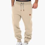 Men's Jogging Pants with Pockets and Drawstring Waistband - Image 4