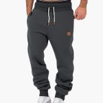 Men's Jogging Pants with Pockets and Drawstring Waistband - Image 7