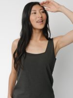Women's Brushed Bamboo Square Neck Tank - Image 7
