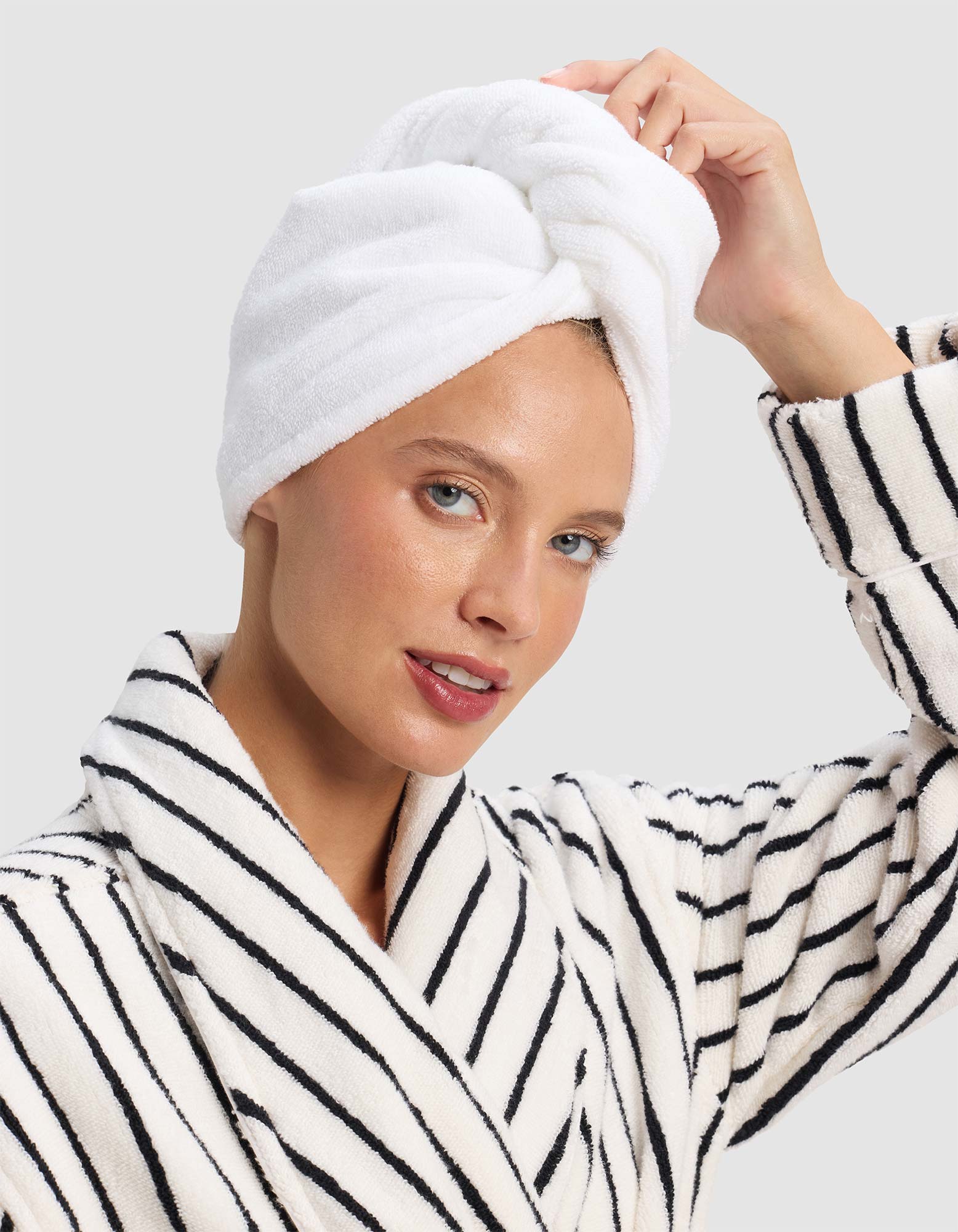 Luxe_Hair_Towel_White_2.jpg Luxe Hair Towel - Image 1