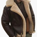 Men’s Aviator Jacket with Wide Collar - Image 3