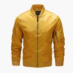 Men’s Bomber Jacket with Zip Closure - Image 5