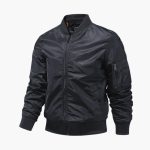 Men’s Bomber Jacket with Zip Closure - Image 3