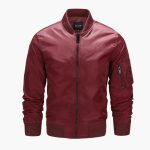 Men’s Bomber Jacket with Zip Closure - Image 6