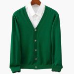 Men’s Cardigan with V-Neck and Button Closure - Image 6