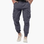 Men’s Cargo Joggers with Elastic Hem and Side Pockets - Image 5