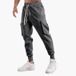 Men’s Cargo Joggers with Elastic Waistband and Side Flap Pockets - Image 6