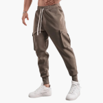 Men’s Cargo Joggers with Elastic Waistband and Side Pockets - Image 11