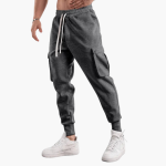 Men’s Cargo Joggers with Elastic Waistband and Side Pockets - Image 10
