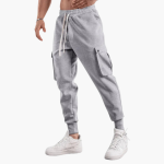 Men’s Cargo Joggers with Elastic Waistband and Side Pockets - Image 9