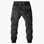 Men’s Cargo Trousers with Drawstring Waist and Flap Pockets - Image 4