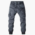 Men’s Cargo Trousers with Drawstring Waist and Flap Pockets - Image 6