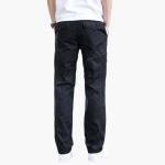 Men’s Cargo Trousers with Side Pockets and Straight Legs - Image 6