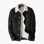 Men’s Denim Jacket with Sherpa Collar - Image 4