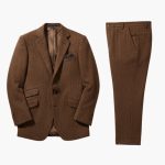 Men’s Formal Suit Set with Jacket and Vest