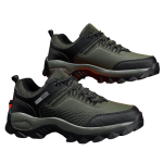 Men's Hiking Shoes with Lace-Up Closure and Textured Outsole - Image 2