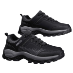Men's Hiking Shoes with Lace-Up Closure and Textured Outsole - Image 3