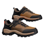 Men's Hiking Shoes with Lace-Up Closure and Textured Outsole - Image 4