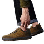 Men's Hiking Shoes with Lace-Up Closure and Textured Sole - Image 4