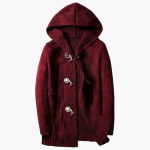 Men’s Hooded Cardigan with Toggle Fastening and Front Pockets - Image 6