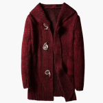 Men’s Hooded Cardigan with Toggle Fastening and Front Pockets - Image 7