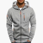 Men’s Hooded Jacket with Full Zip - Image 4
