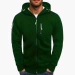 Men’s Hooded Jacket with Full Zip - Image 6