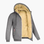 Men’s Hooded Jacket with Zip Front - Image 9