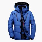 Men’s Hooded Winter Jacket with Zipper Closure - Image 4