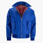 Men’s Jacket with Zipper Front and Ribbed Hem - Image 7