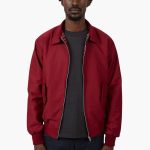 Men’s Jacket with Zipper Front and Ribbed Hem - Image 5