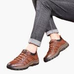 Men’s Lace Up Shoes with Detailed Outsole - Image 4