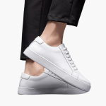 Men’s Low Top Sneakers with Lace-Up Closure and Flat Sole - Image 12