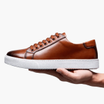 Men’s Low Top Sneakers with Lace-Up Closure and Flat Sole - Image 15