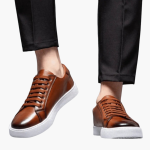 Men’s Low Top Sneakers with Lace-Up Closure and Flat Sole - Image 17